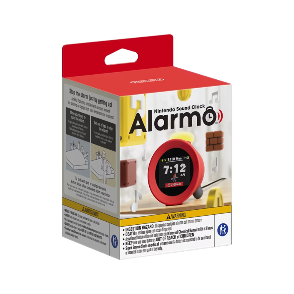 Умный будильник с датчиком движения. Nintendo Sound Clock: Alarmo